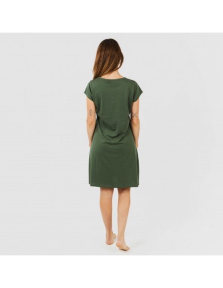 Vestido algodão liso Vestido algodão liso