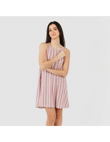 Vestido curto alças crepe Villa rosa Vestido curto alças crepe Villa rosa