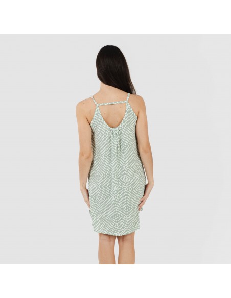 Vestido curto alças crepe Columbus verde tiffany Vestido curto alças crepe Columbus verde tiffany