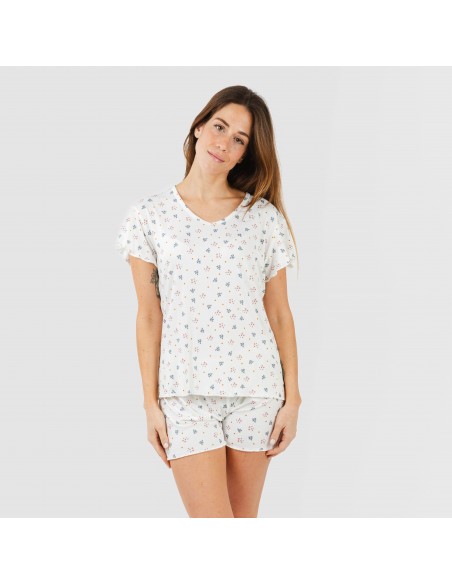 Pijama manga curta mulher soft Ines Pijama manga curta mulher soft Ines