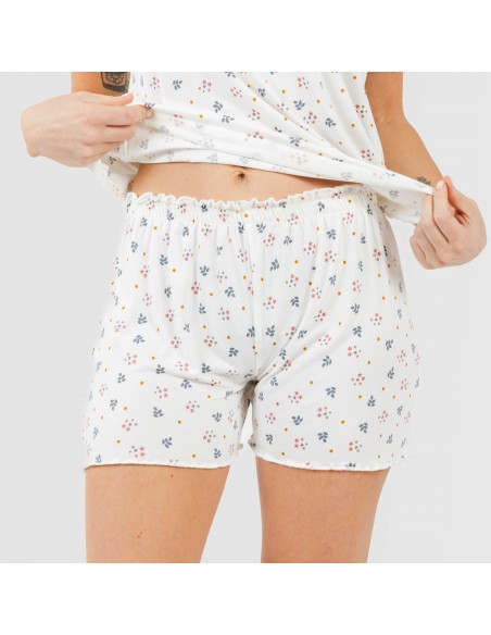 Pijama manga curta mulher soft Ines Pijama manga curta mulher soft Ines