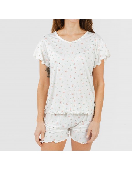 Pijama manga curta mulher soft Coby Pijama manga curta mulher soft Coby