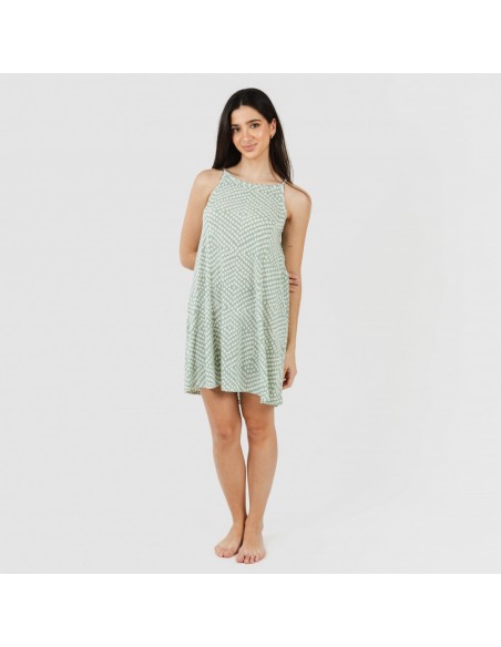 Vestido curto alças crepe Columbus verde tiffany Vestido curto alças crepe Columbus verde tiffany