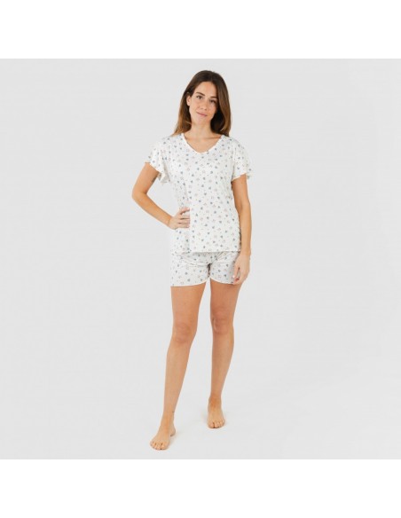 Pijama manga curta mulher soft Ines Pijama manga curta mulher soft Ines