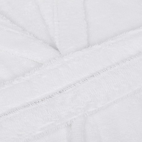 Roupão de banho com capuz branco 450gr Unisex