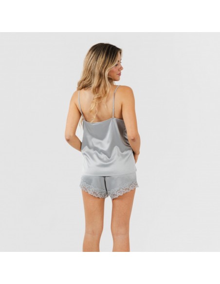 Pijama alças mulher Saten Friday liso Pijama alças mulher Saten Friday liso