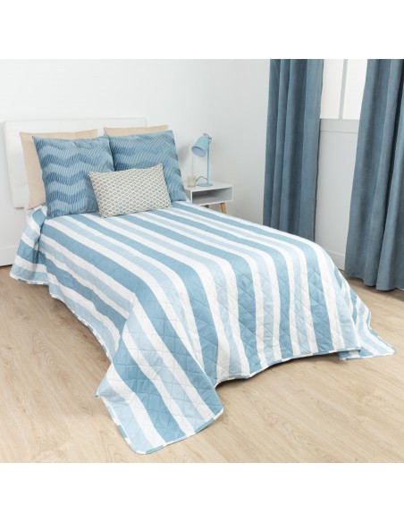 Colcha bouti Raya Calcuta azul indigo Colcha bouti Raya Calcuta azul indigo