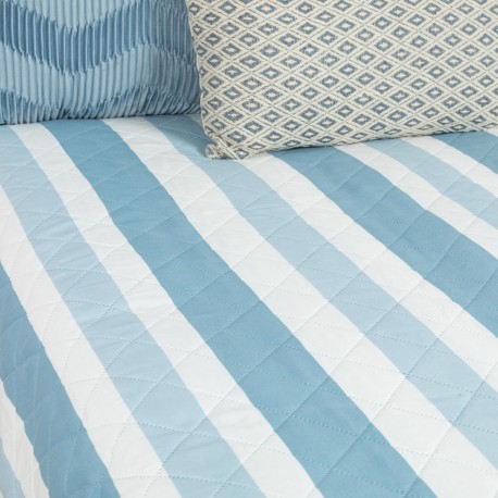 Colcha bouti Raya Calcuta azul indigo