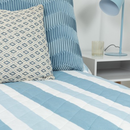 Colcha bouti Raya Calcuta azul indigo