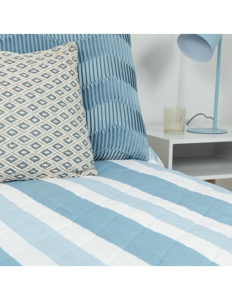 Colcha bouti Raya Calcuta azul indigo Colcha bouti Raya Calcuta azul indigo