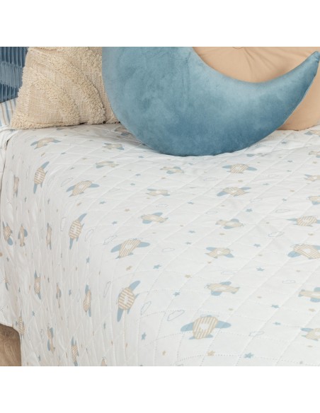 Colcha bouti Bennet azul indigo Colcha bouti Bennet azul indigo