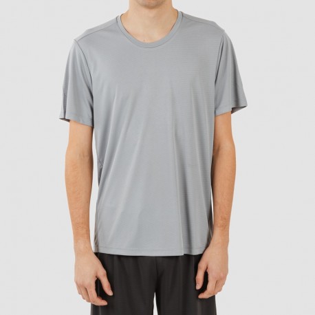 Conjunto desportivo curto técnico homem cinza perla - cinza marengo