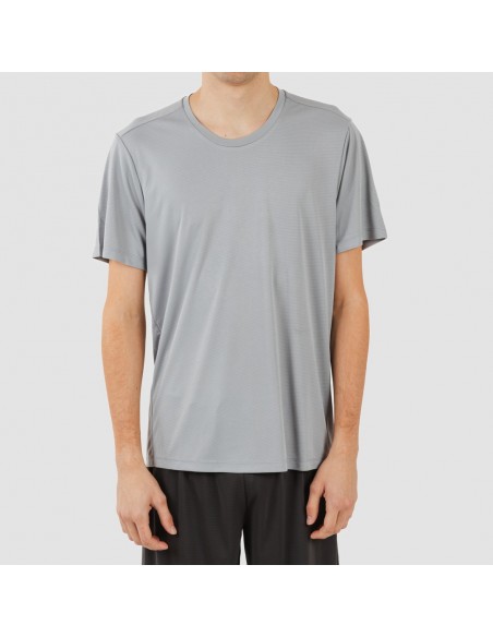 Conjunto desportivo curto técnico homem cinza perla - cinza marengo