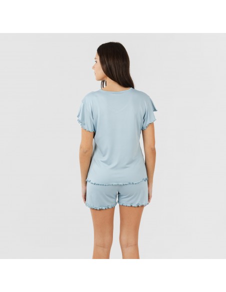 Pijama manga curta mulher soft lisos Pijama manga curta mulher soft lisos