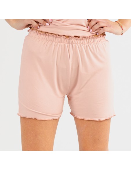 Pijama manga curta mulher soft lisos Pijama manga curta mulher soft lisos