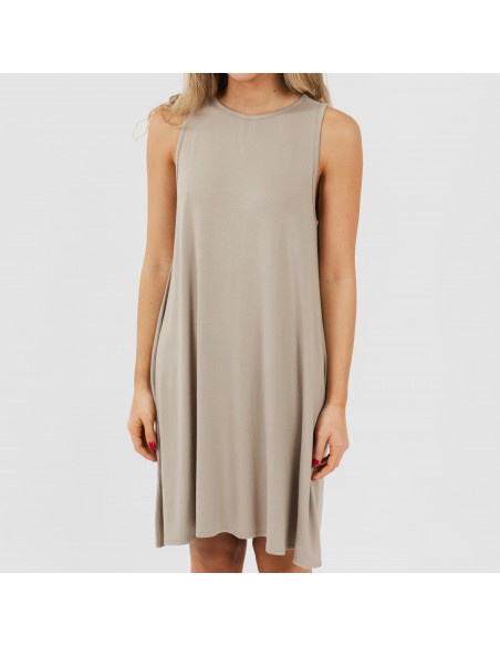 Vestido curto alças viscosa Vestido curto alças viscosa