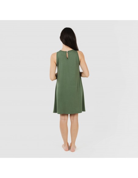 Vestido curto alças viscosa Vestido curto alças viscosa