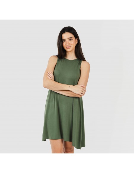 Vestido curto alças viscosa Vestido curto alças viscosa