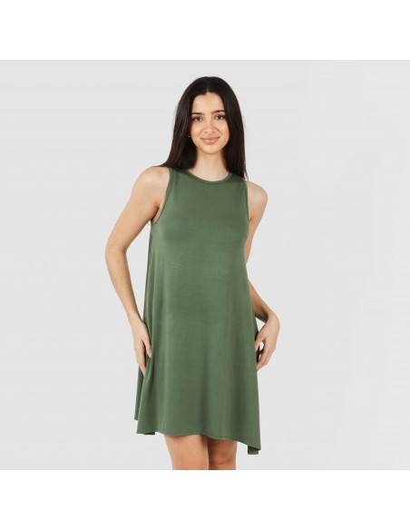 Vestido curto alças viscosa Vestido curto alças viscosa