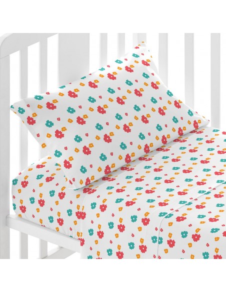 Jogo de lençóis algodão Maracas  cama bebé jogos-de-lencois-para-bebe