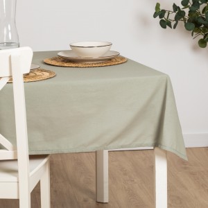 Toalha de mesa anti manchas algodão liso