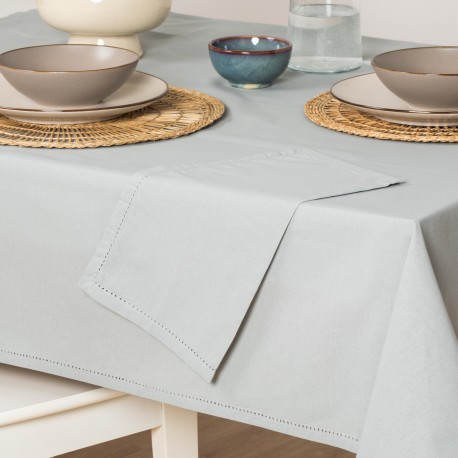 Toalha de mesa anti manchas algodão liso