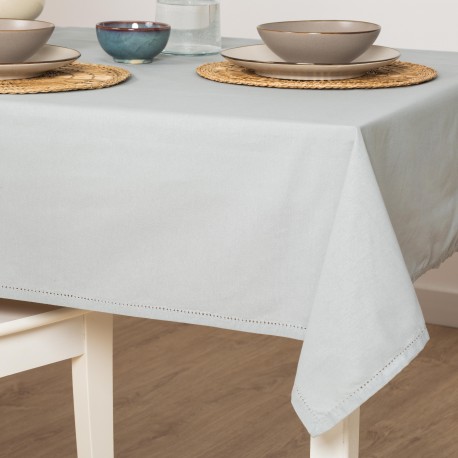 Toalha de mesa anti manchas algodão liso