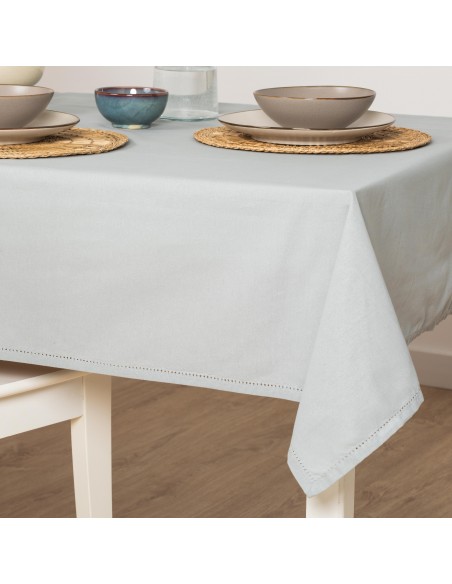 Toalha de mesa anti manchas algodão liso Toalha de mesa anti manchas algodão liso