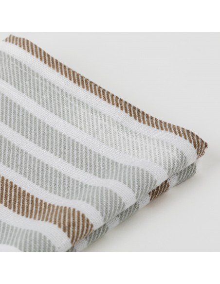 Conjunto 4 guardanapos Raya Guti cinza