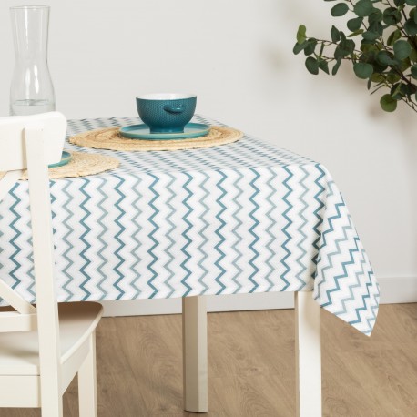 Toalha de mesa anti manchas Calanchi verde toalhas-de-mesa