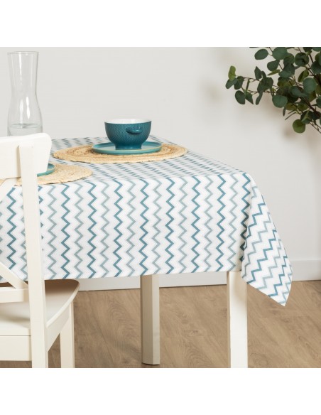 Toalha de mesa anti manchas Calanchi verde toalhas-de-mesa