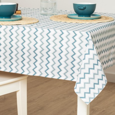 Toalha de mesa anti manchas Calanchi verde