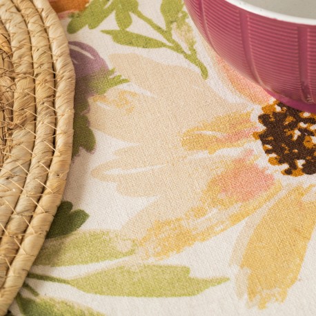 Toalha de mesa anti manchas August natural