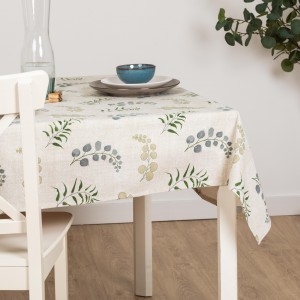 Toalha de mesa anti manchas Mesina verde