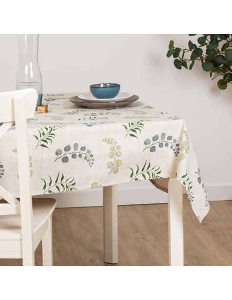 Toalha de mesa anti manchas Mesina verde toalhas-de-mesa