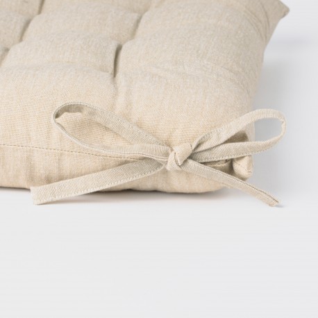 Almofada de cadeira algodão liso