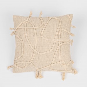 Almofada algodão Nerdana natural 45x45