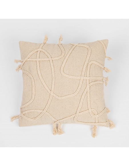 Almofada algodão Nerdana natural 45x45