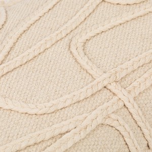 Almofada algodão Nerdana natural 45x45 2