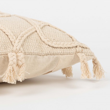 Almofada algodão Nerdana natural 45x45