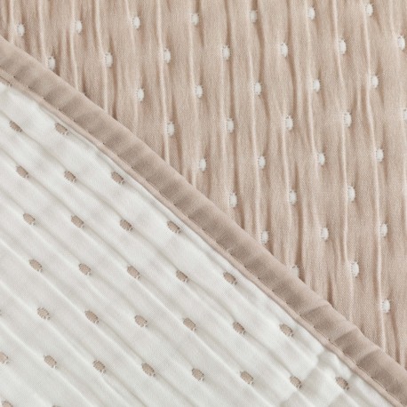 Colcha duplo tecido jacquard Malha