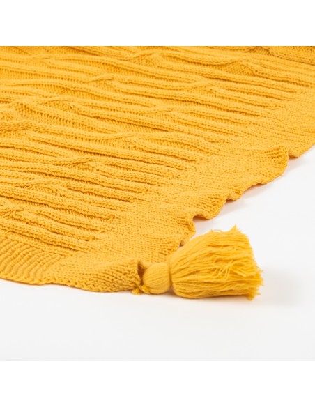 Plaid Ocho com borlas