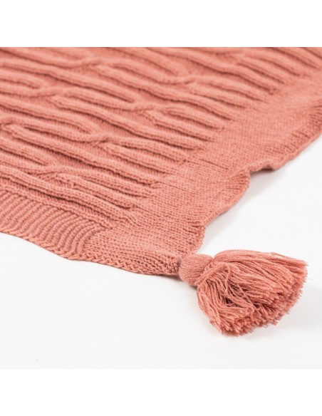 Plaid Ocho com borlas