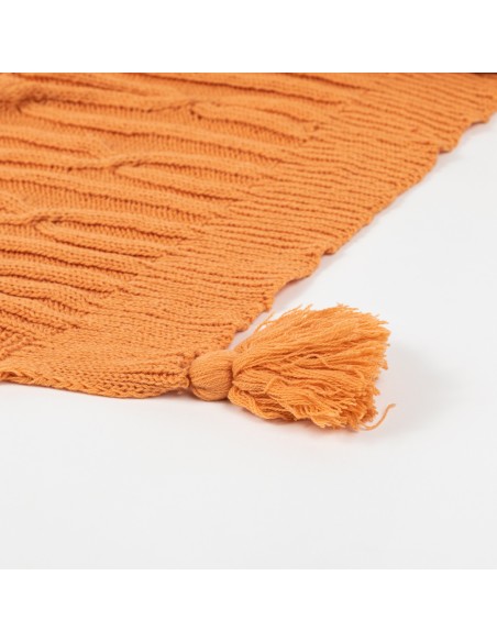 Plaid Ocho com borlas