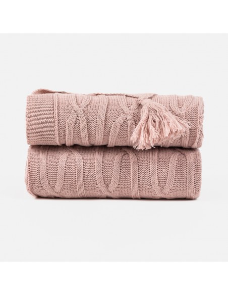 Plaid Ocho com borlas