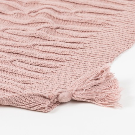 Plaid Ocho com borlas