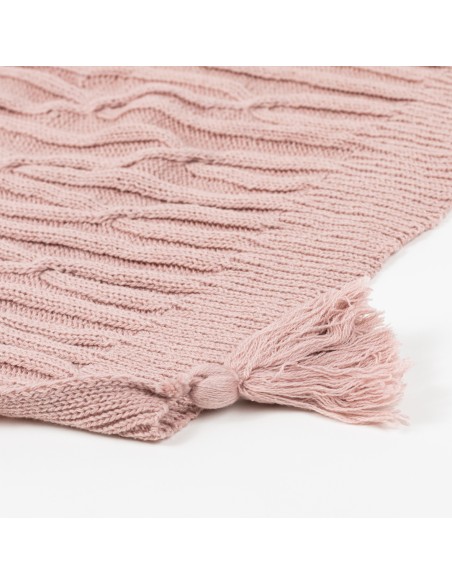 Plaid Ocho com borlas