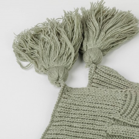 Plaid Ocho com borlas