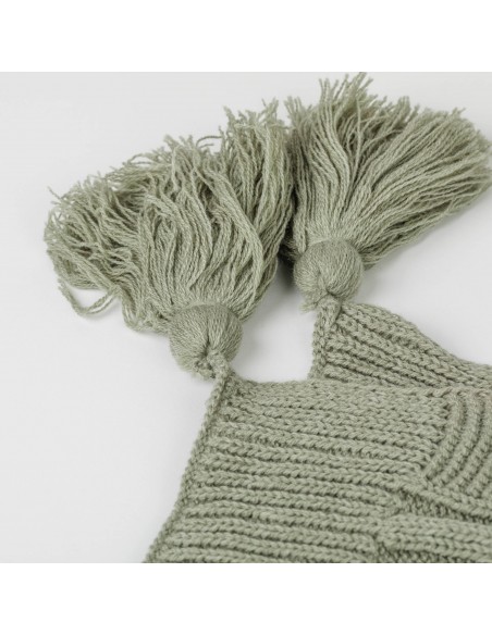 Plaid Ocho com borlas