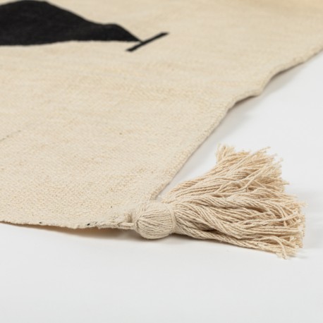 Plaid algodão Fauno